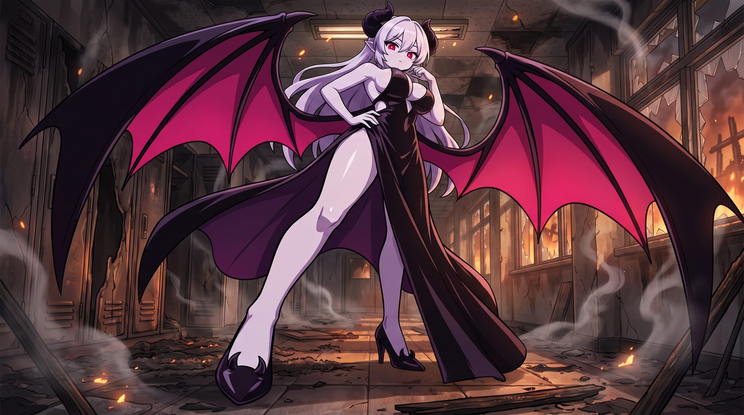 Demoness_Regina_in_scorched_hallway_202607190403